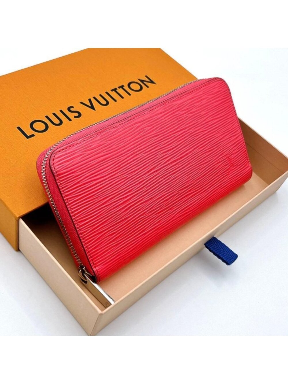 Louis Vuitton Epi Zippy Wallet Rose Pondicherry